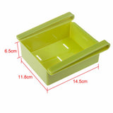 kitchen fridge refrigerator space saving saver organization drawer under the shelf