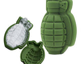 silicone gun grenade bullet mold ice tray cube black liquor cocktail chocolate gelatin