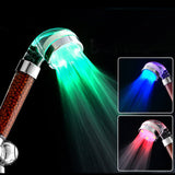 color changing led light water sink faucet bathroom kitchen showerhead