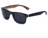 luxury fashion unisex women's men's wood grain style sunglasses with UV400 protection
