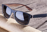 luxury fashion unisex women's men's wood grain style sunglasses with UV400 protection
