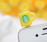 smartphone cellphone tablet phone dust plug cover decorative coffee