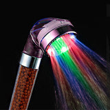 color changing led light water sink faucet bathroom kitchen showerhead