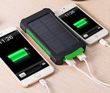 solar panel battery bank cell phone mobile charger