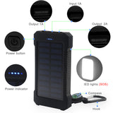 solar panel battery bank cell phone mobile charger