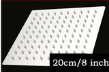 Round & Square Rainfall Shower Head