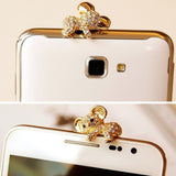 cute adorable shiny koala design protective dust plug for phone smartphone cell phone tablet iphone samsung