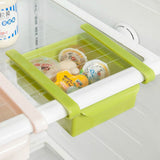 kitchen fridge refrigerator space saving saver organization drawer under the shelf
