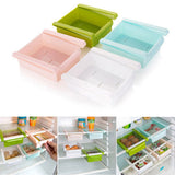 kitchen fridge refrigerator space saving saver organization drawer under the shelf