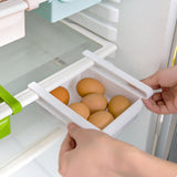 kitchen fridge refrigerator space saving saver organization drawer under the shelf