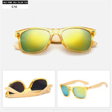 bamboo wooden wood uv400 protective sunglasses unisex mens womens on limited time sale