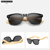 bamboo wooden wood uv400 protective sunglasses unisex mens womens on limited time sale