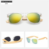 bamboo wooden wood uv400 protective sunglasses unisex mens womens on limited time sale