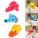 fun funny faucet sink extender chute animal dolphin duck elephant