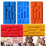 silicone mold for ice chocolate brick block lego
