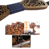 mens womens unisex black walnut wooden wood bow tie mulitple designs available