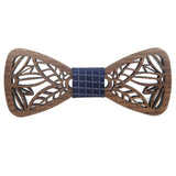 mens womens unisex black walnut wooden wood bow tie mulitple designs available