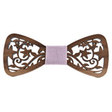 mens womens unisex black walnut wooden wood bow tie mulitple designs available