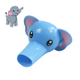 fun funny faucet sink extender chute animal dolphin duck elephant