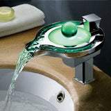 color changing led light water sink faucet bathroom kitchen