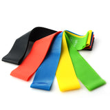 resistance bands used for fitness stretching strengthing yoga gym workout class