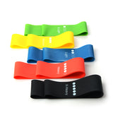 resistance bands used for fitness stretching strengthing yoga gym workout class