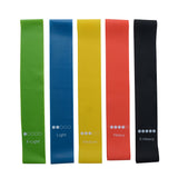 resistance bands used for fitness stretching strengthing yoga gym workout class