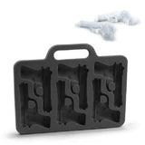 silicone gun grenade bullet mold ice tray cube black liquor cocktail chocolate gelatin