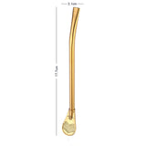 reusable stainless steel filter drinking straw spoon stop using plastic