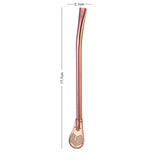 reusable stainless steel filter drinking straw spoon stop using plastic