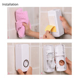 Toothbrush Holder w/ Toothpaste Dispenser