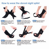 foot drop splint support brace ankle used for pain relief with plantar fascia plantar fasciitis with deep tissue massaging massager ball