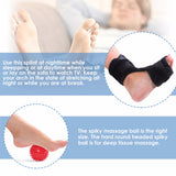 foot drop splint support brace ankle used for pain relief with plantar fascia plantar fasciitis with deep tissue massaging massager ball