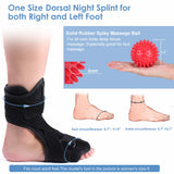 foot drop splint support brace ankle used for pain relief with plantar fascia plantar fasciitis with deep tissue massaging massager ball