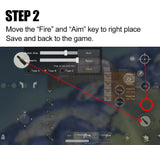 phone accessory fire aim trigger button smart phone cell phone mobile for app games pubg fortnite