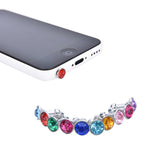 stylish bling diamond smartphone cell phone tablet dust plug on sale samsung iphone