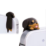 cute adorable dachshund dog or fox phone smartphone cell phone tablet dust plug iphone samsung protective protection