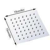 Round & Square Rainfall Shower Head