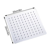 Round & Square Rainfall Shower Head