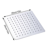 Round & Square Rainfall Shower Head