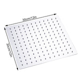 Round & Square Rainfall Shower Head