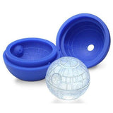 silicone ball mold ice tray cube black liquor cocktail chocolate gelatin death star star wars