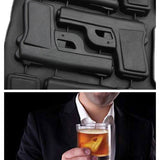 silicone gun grenade bullet mold ice tray cube black liquor cocktail chocolate gelatin